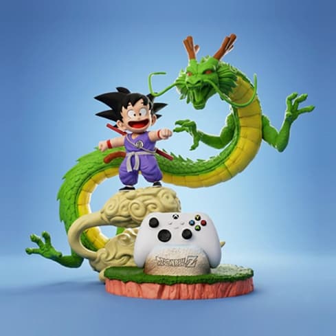 Goku on Nimbus